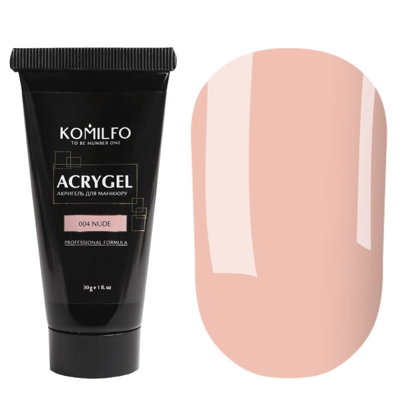 Komilfo AcryGel №004 Nude, 30g — Photo 2