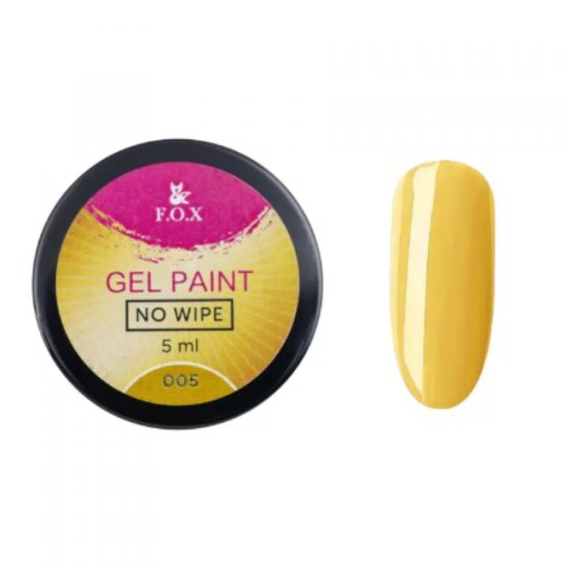 F.O.X Gel Paint No Wipe 005, 5ml — Photo 2