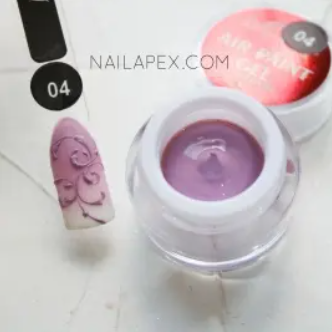 NailApex Air Paint Gel 4, 5g lila — Photo 2