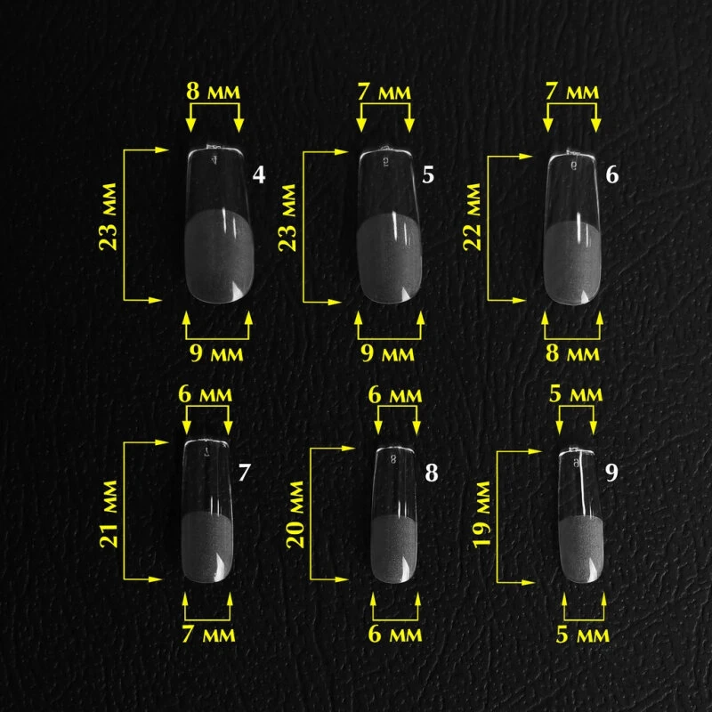 Komilfo SoFast Nail Forms Square, 240un — Photo 4