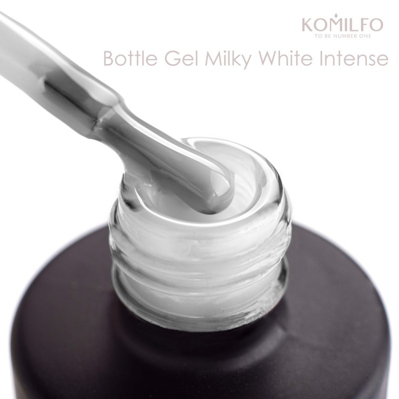 Komilfo Bottle Gel Milky White Intense, 15ml — Photo 2