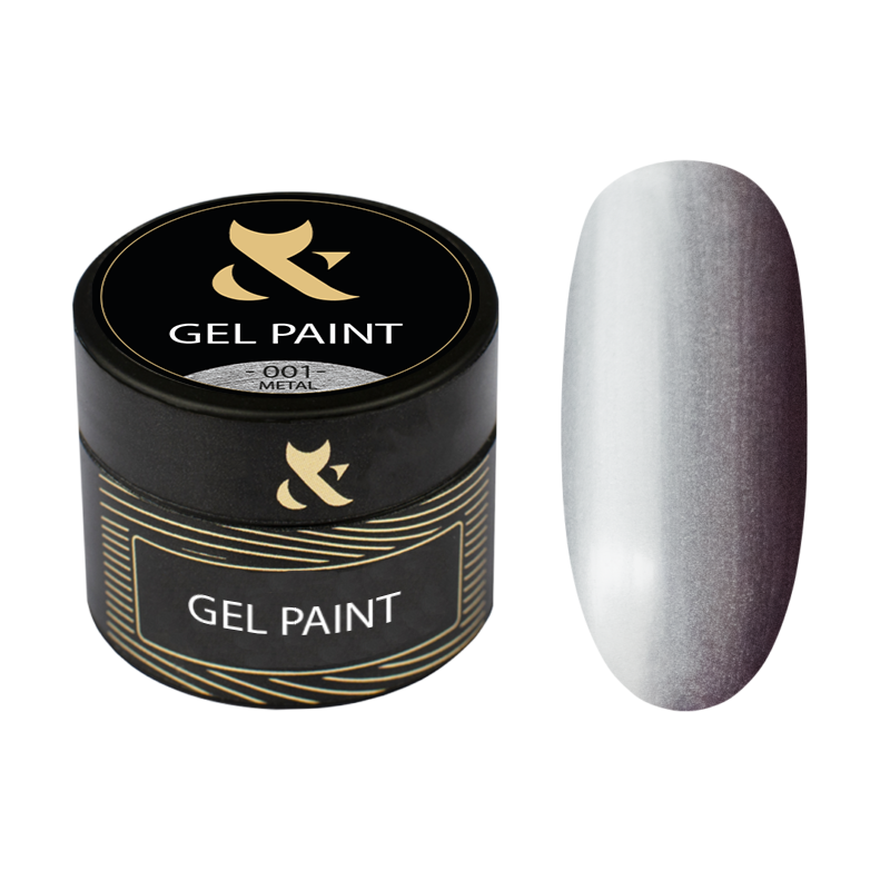 F.O.X. Metal Gel Paint 001, 10ml — Photo 2