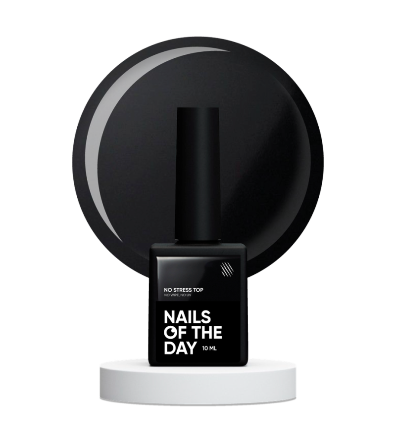 NAILSOFTHEDAY No Stress top no wipe, 10 ml — Photo 2