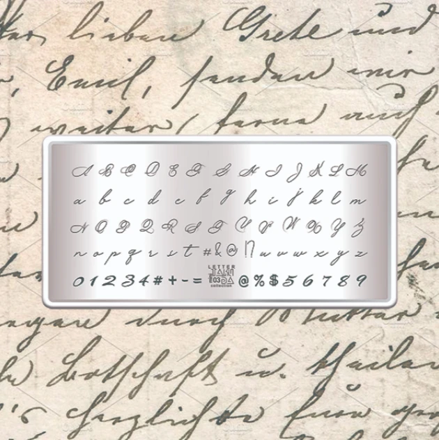 TakiDa Placa Mini para Estampar Letter 03 — Photo 2