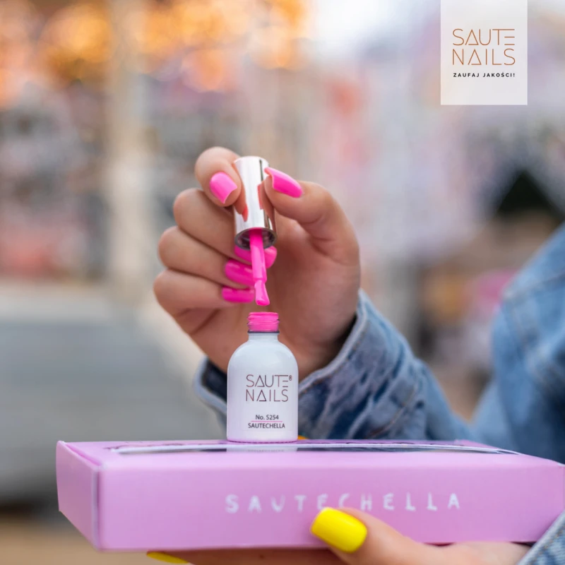 Saute Nails Esmalte semipermanente S254, 8ml — Photo 5