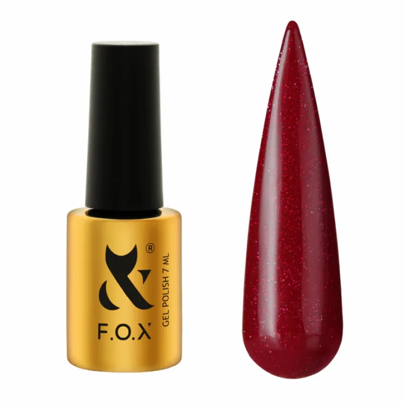 F.O.X Semi-Permanent Nail Polish Moulin Rouge 10, 7 ml — Photo 2