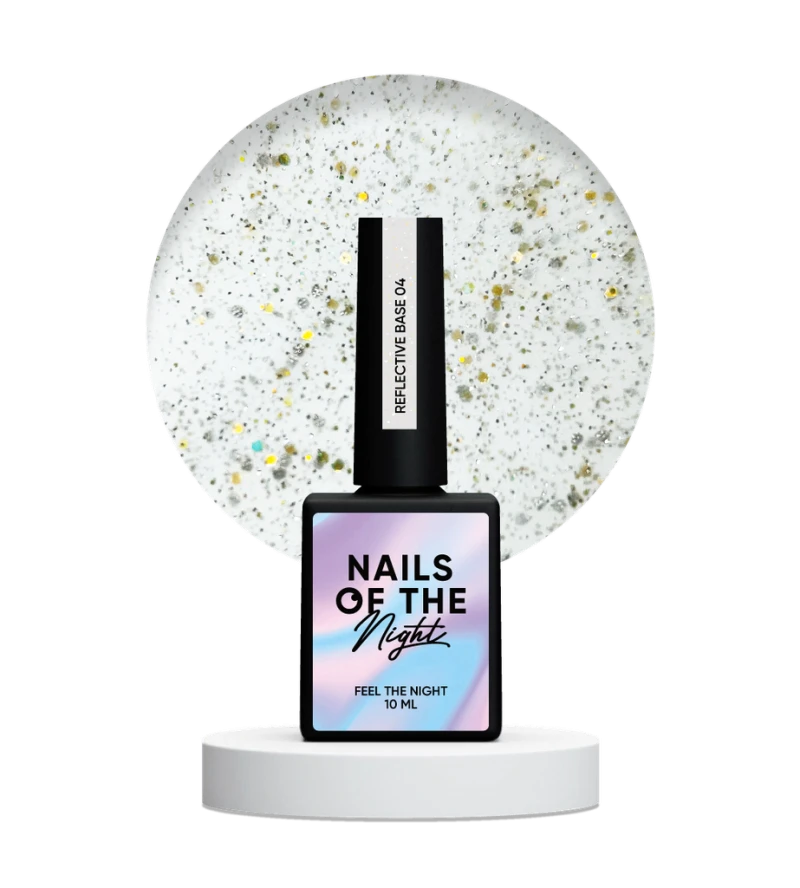NAILSOFTHENIGHT Reflective base 04, 10 ml — Photo 3