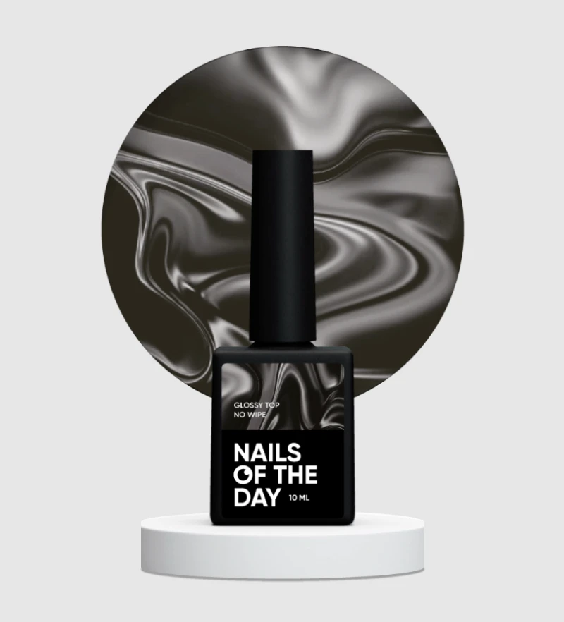 NAILSOFTHEDAY Glossy top no wipe, 10ml — Photo 2