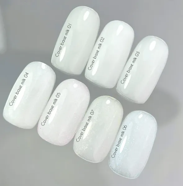 NAILSOFTHEDAY Cover base milk 05 Shimmer, 30ml — Photo 3