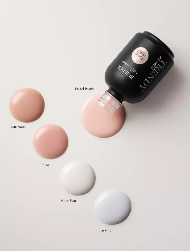 Trendy Nails Builder Hard Gel Silk Nude, 30ml — Photo 3