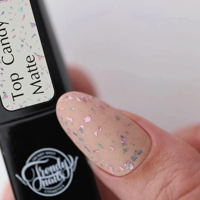 Trendy Nails Candy Top Matte, 15ml — Photo 3