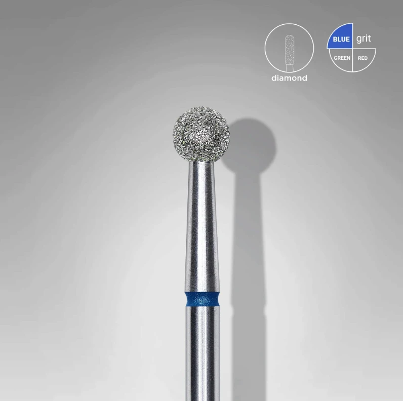 Punta Diamante Staleks FA01B040 «Bola» 4 mm azul — Photo 2