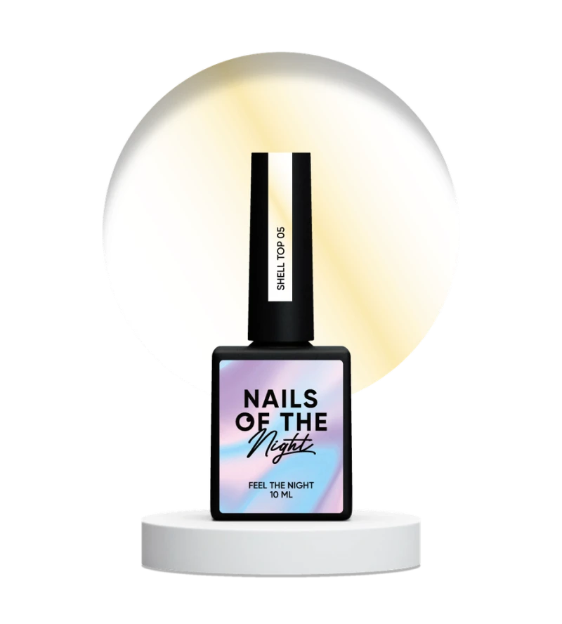 NAILSOFTHENIGHT Shell Top 05, 10ml — Photo 3