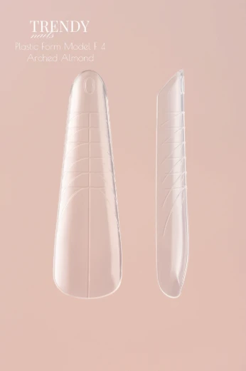 Trendy Nails Moldes Superiores Model F4 Arched Almond (140uds) — Photo 2