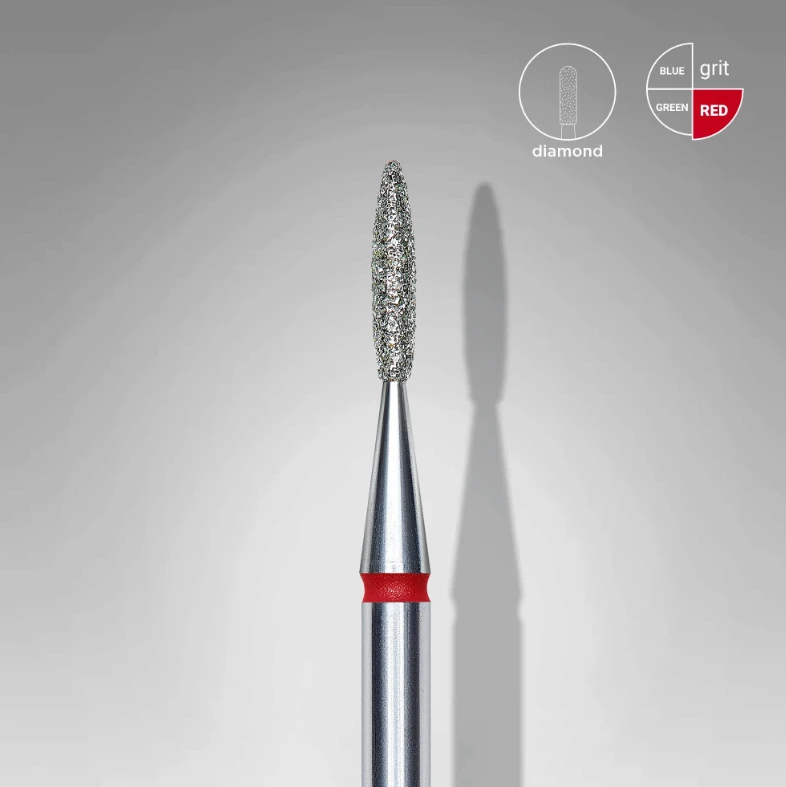 Punta Diamante Staleks FA10R016/8 «Flama» 1.6 mm rojo — Photo 2