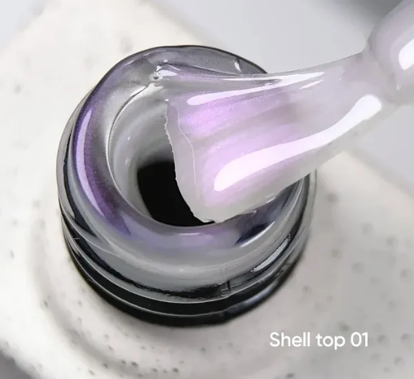 NAILSOFTHEDAY Shell Top 01, 10ml — Photo 2