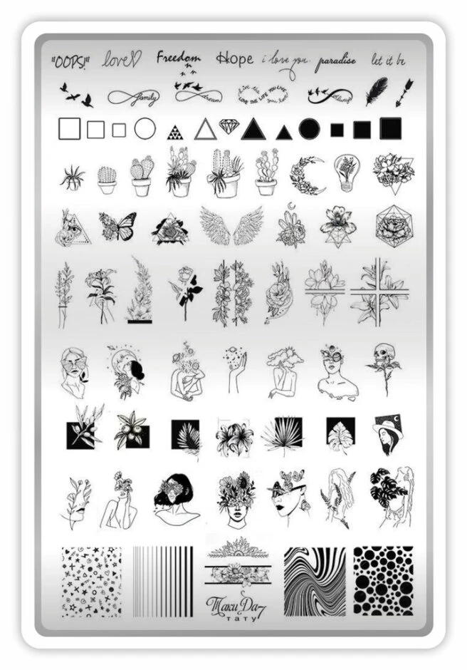 Placa para Estampar TakiDa con Demo hoja, 07 — Photo 2