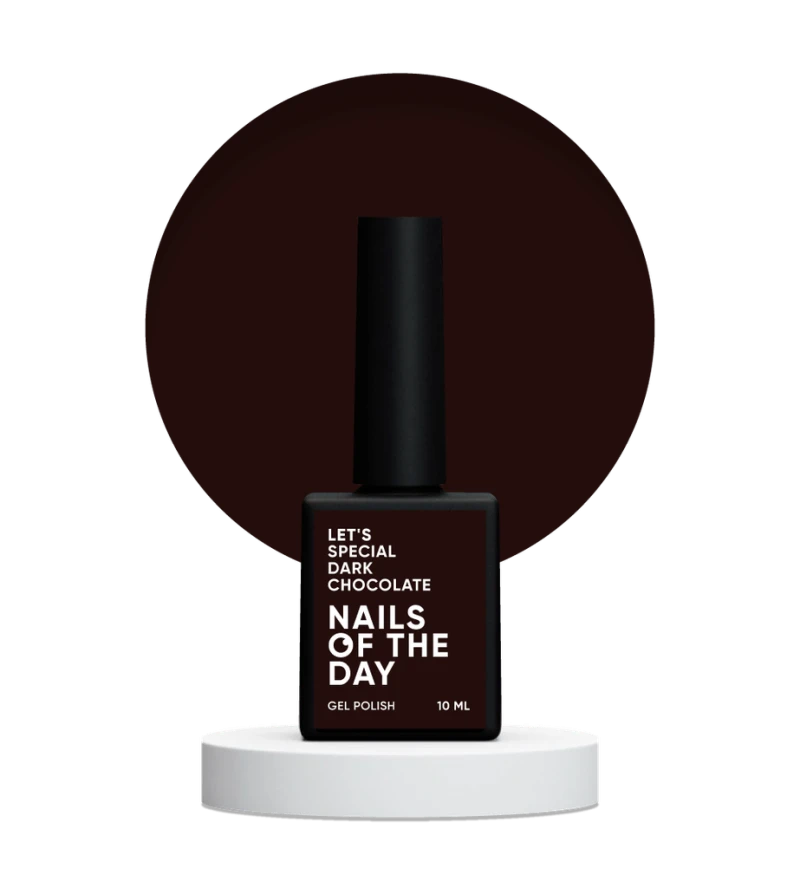 NAILSOFTHEDAY Esmalte Semipermanente Let's special Dark Chocolate, 10ml — Photo 2