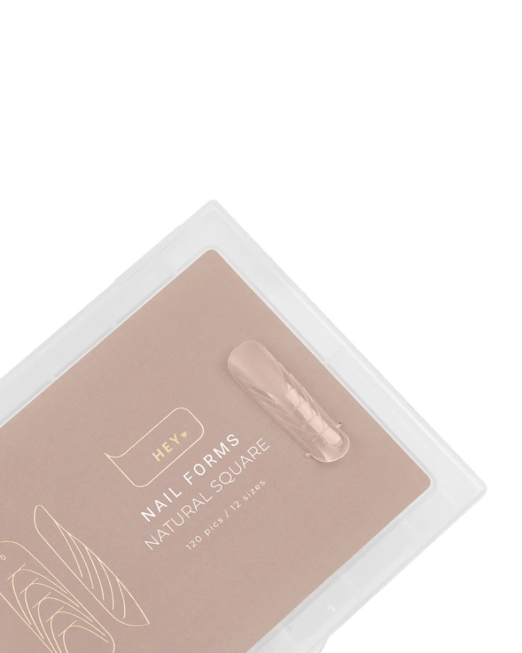 Heylove Nail Forms "Natural Square" 120pcs — Photo 2