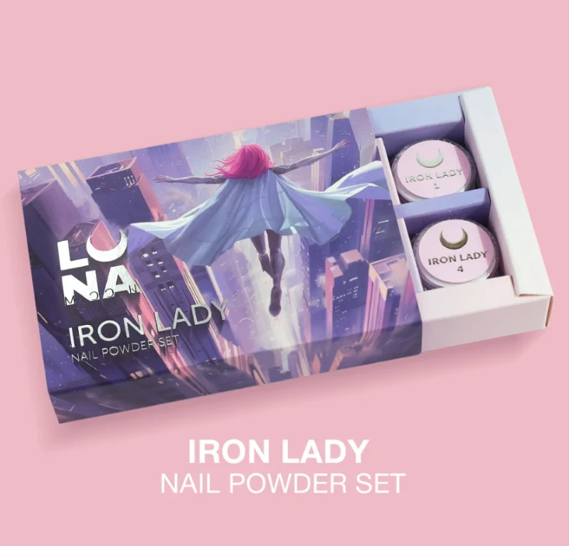 Luna Iron Lady Nail Powder Set (6pcs) — Photo 2