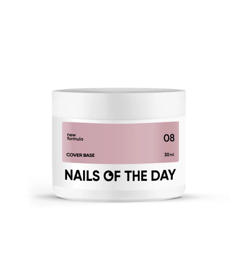 NAILSOFTHEDAY Cover base 08, 30ml new formula — Photo 4