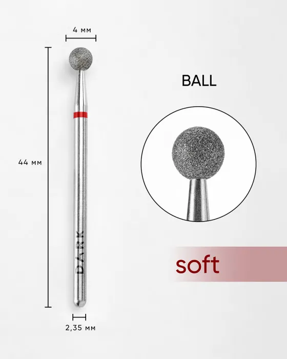 Dark by Rior Fresa Diamante Bola 4mm, rojo — Photo 2