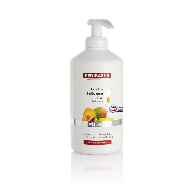 BAEHR Crema afrutada para pies con aceite de mango y melocotón, 500ml (FRUCHT-FUSSCREME) — Photo 2