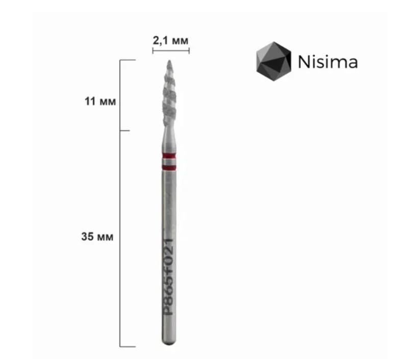 Nisima fresa de diamante P865f021 — Photo 2