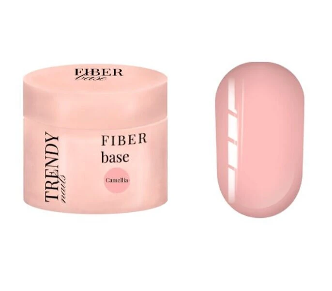 Trendy Nails Fiber Base Camellia, 30ml — Photo 2