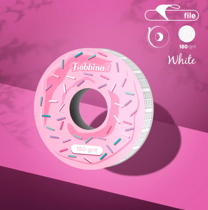 STALEKS Limas desechables Bobbinail en el rollo 180 grit — Photo 2