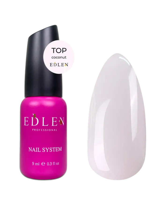 Edlen Top No Wipe Coconut, 17ml — Photo 2