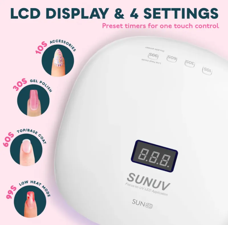 SUNUV SUN4S Lampara ORIGINAL, Rosa — Photo 5