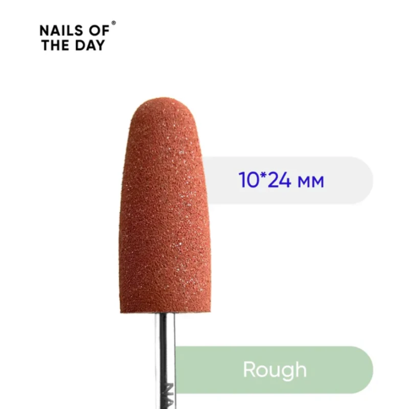 NAILSOFTHEDAY Silicone pulidor Rojo, Rough tamaño 10*24 mm. — Photo 2