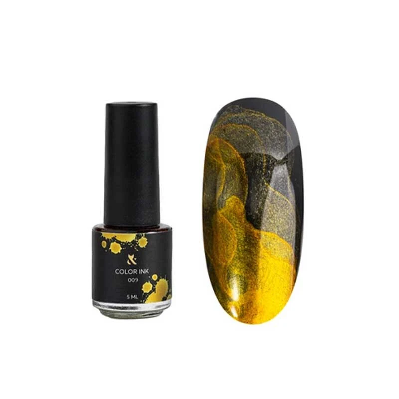 F.O.X Color Ink 009 Golden, 5ml — Photo 2