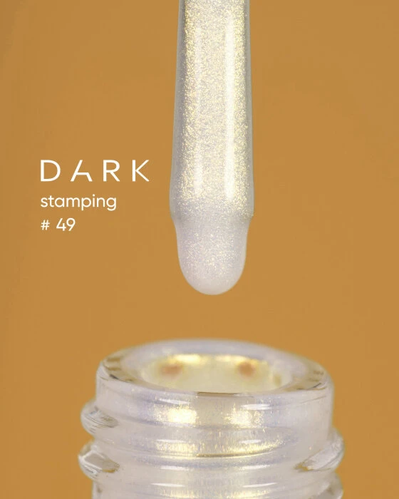 Dark by Rior Esmalte para Estampar 49 camaleón dorado, 10ml — Photo 2