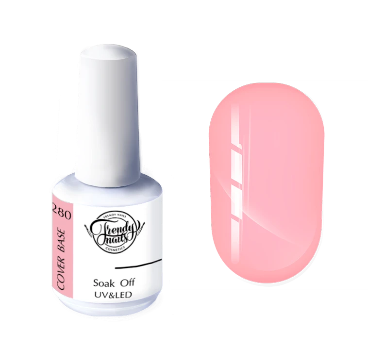 Trendy Nails Cover Base 280, 15ml — Photo 2