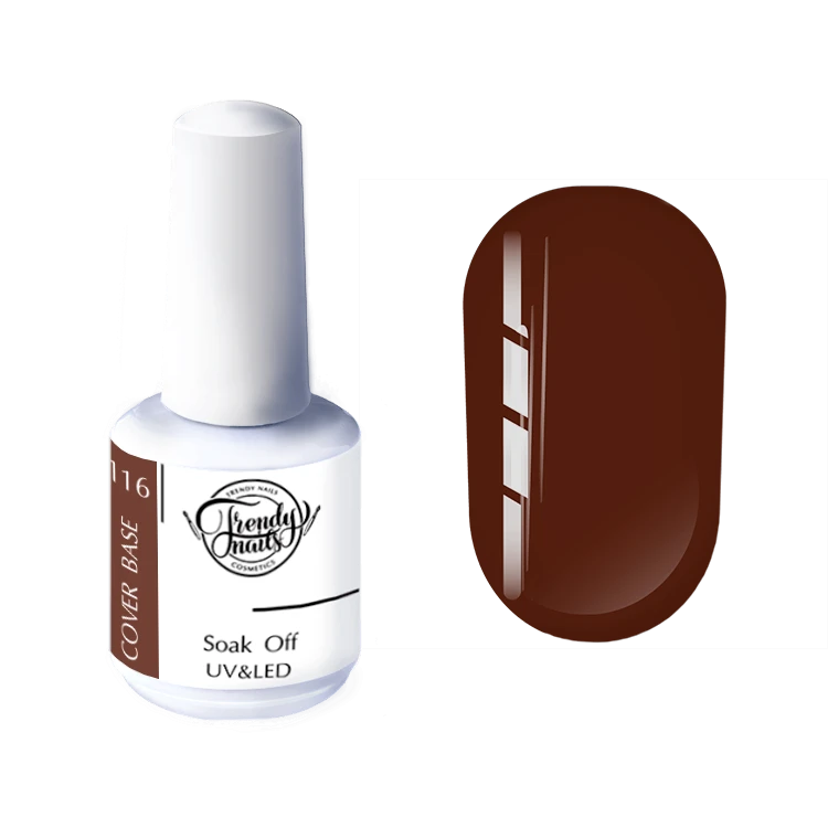 Trendy Nails Cover Base 116, 15ml — Photo 2