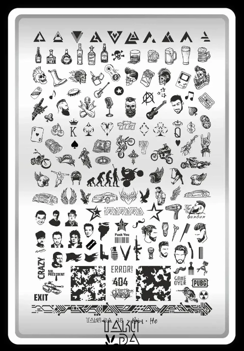 Placa para Estampar TakiDa con Demo hoja, 38 — Photo 2