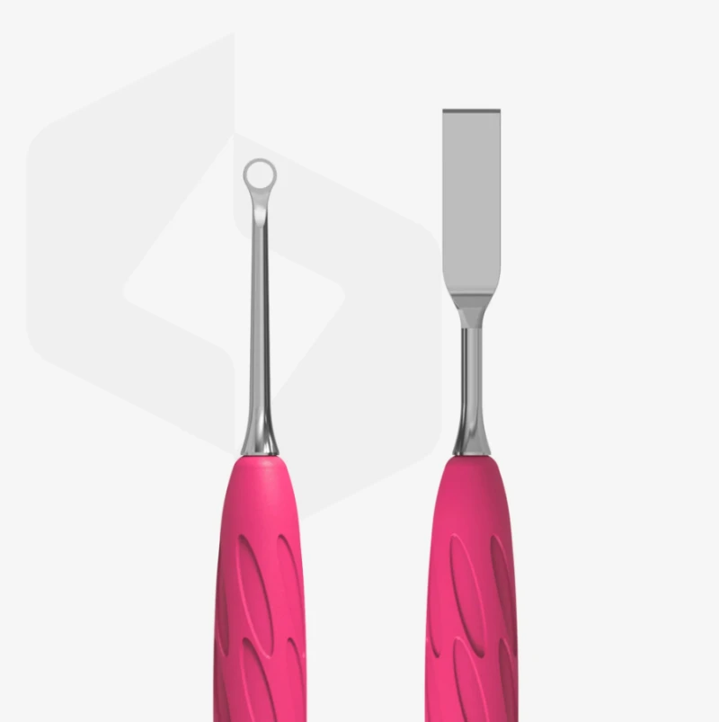 Staleks Empujador Para Manicura Con Mango De Silicona &quot;Gummy&quot; UNIQ 11/1 — Photo 3