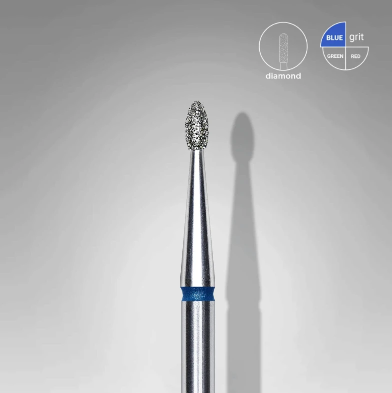 Punta Diamante Staleks FA50B016/3.4 «Gota» 1.6 mm azul — Photo 2