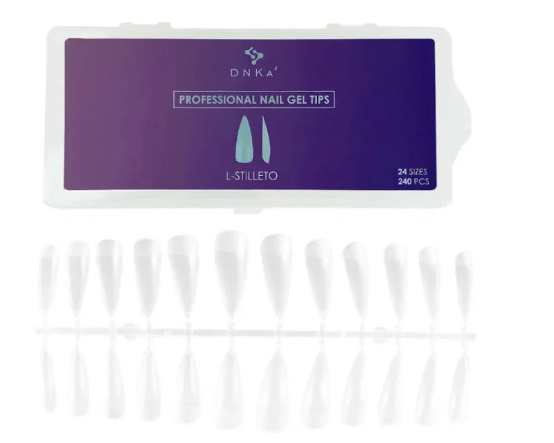 DNKA´ Gel Tips (L Stiletto), 240 pcs — Photo 2