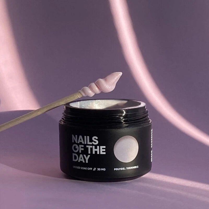 NAILSOFTHEDAY Polygel Shimmer 02, 30g — Photo 4