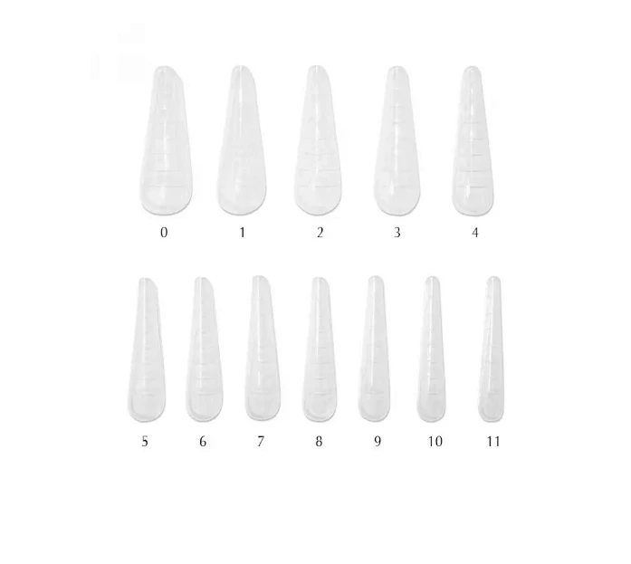 PNB Reusable Upper Arched Nail Forms, 120uds — Photo 3