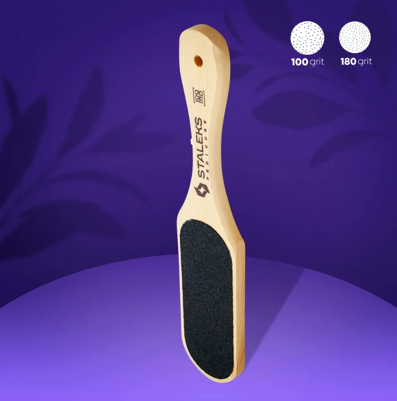 Raspador Para Pies, De Madera BEAUTY &amp; CARE 10 TYPE 1 (100/180) — Photo 2