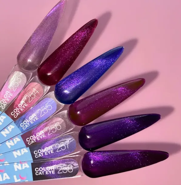 Luna Esmalte Semipermanente 257, 8ml (Cat Eye) — Photo 3
