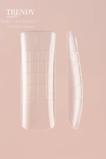 Trendy Nails Moldes Superiores Model F1 Salon Square (140uds) — Photo 2