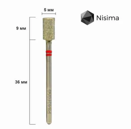 Nisima fresa de diamante P840f050, rojo — Photo 2