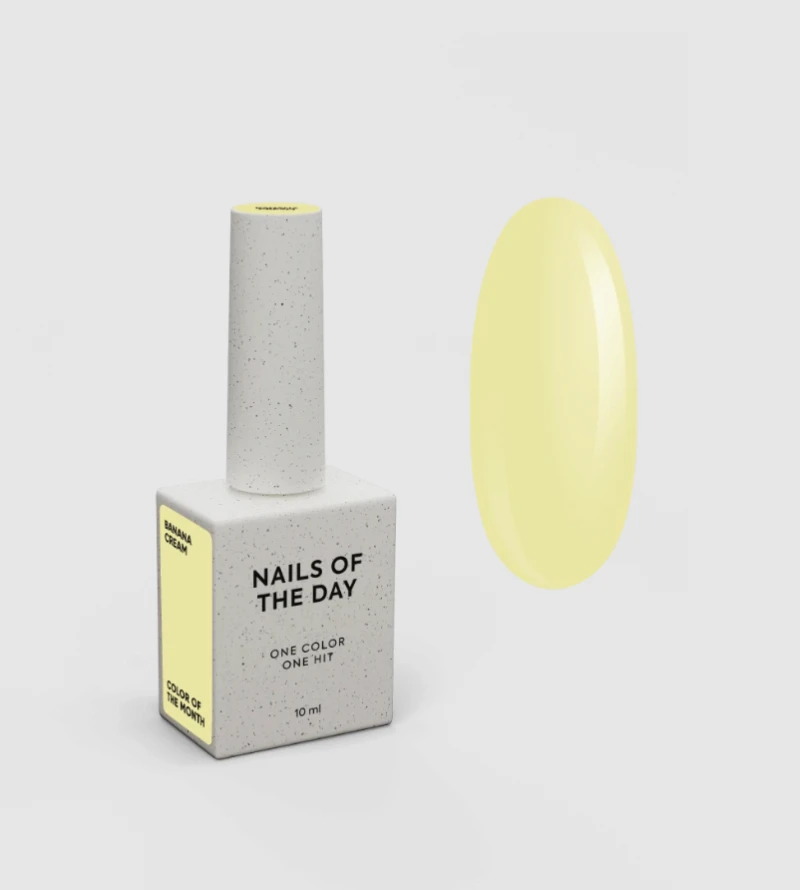 NAILSOFTHEDAY Color of the month July 2025 Banana Cream — Photo 2