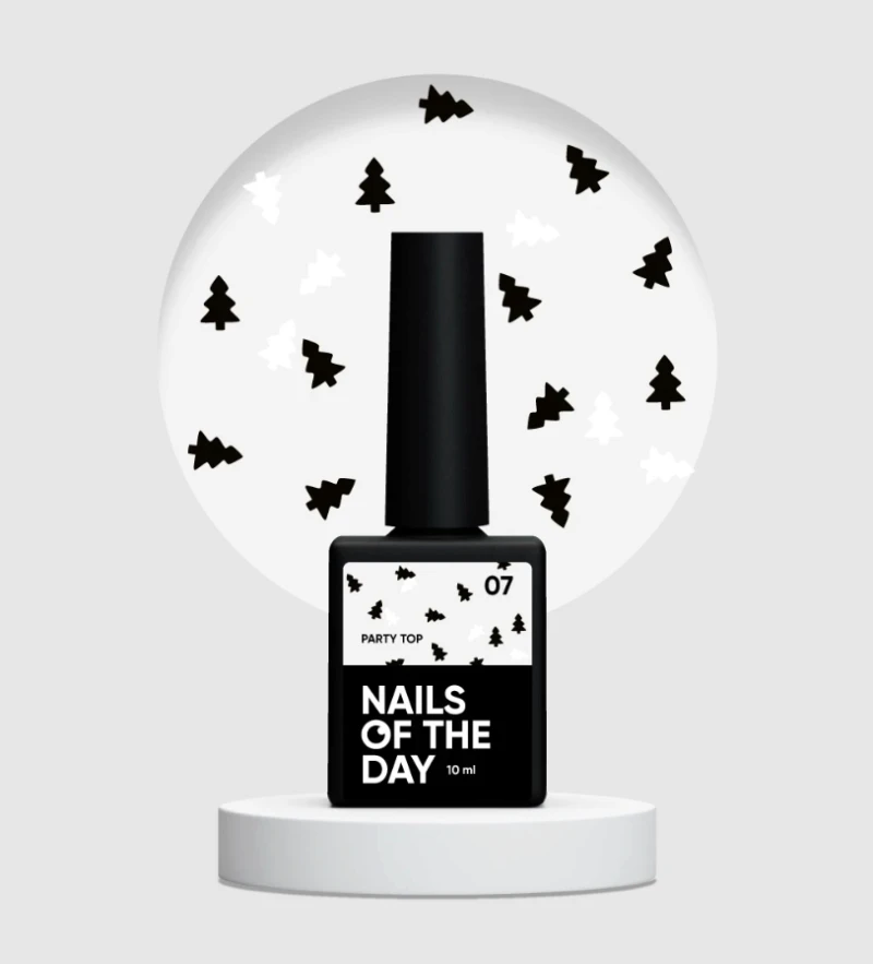 NAILSOFTHEDAY Party Top 07, 10ml — Photo 2