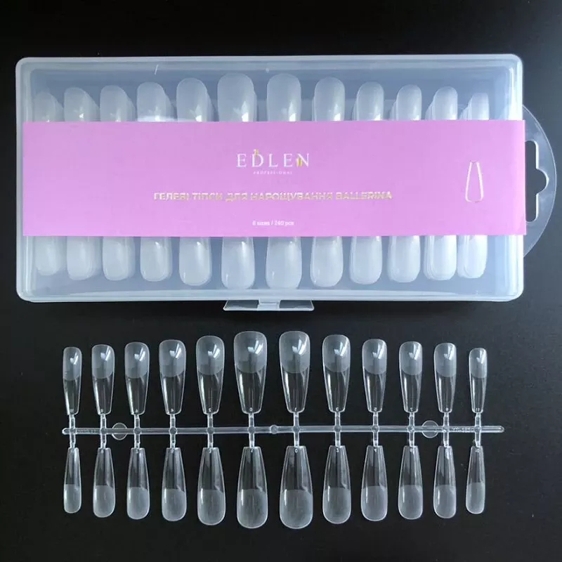 Edlen Gel Tips Ballerina, 240uds — Photo 3